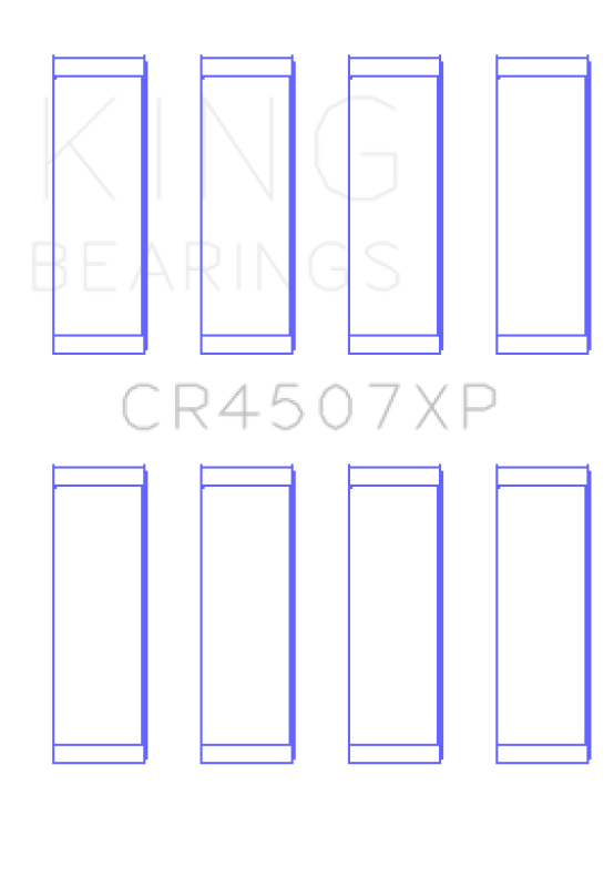 King Engine Bearings King Mazda MZR 2.3L 16V / Ford Duratec 2.3L 16V (Size .026) Connecting Rod Bearings (Set of 4) CR4507XP.026 CR4507XP.026 Photo - Primary