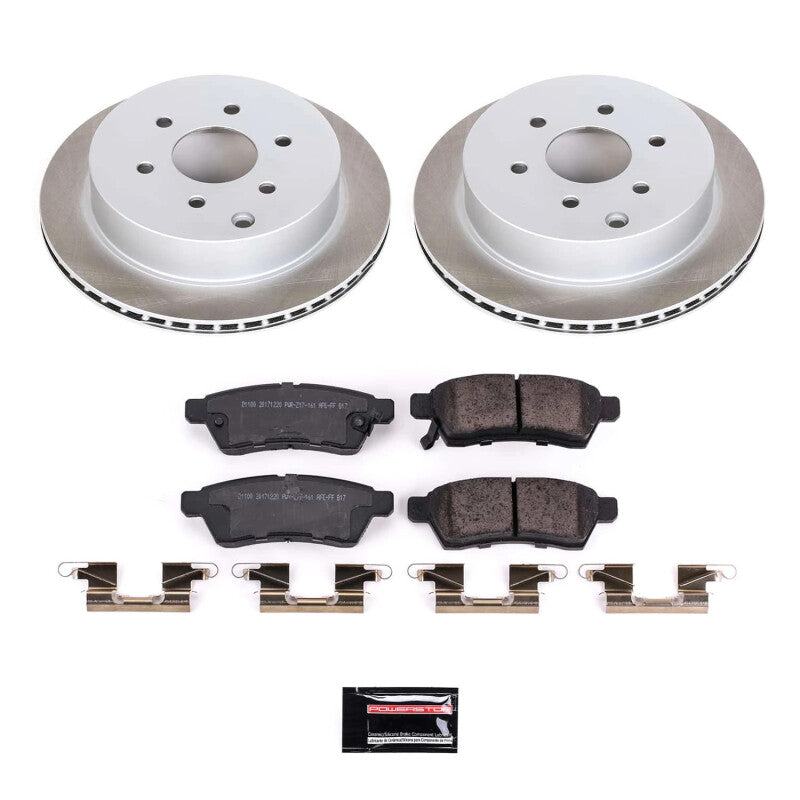 PowerStop Power Stop 09-12 Suzuki Equator Rear Semi-Coated Rotor Kit SC4621 SC4621 Photo - Primary