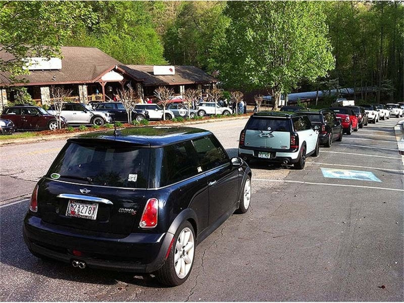Spyder Mini Cooper 02-06/Cooper Convertibles 05-08 Euro Style Tail Lights Black ALT-YD-MC02-BK 5006240 5006240 Photo - Mounted