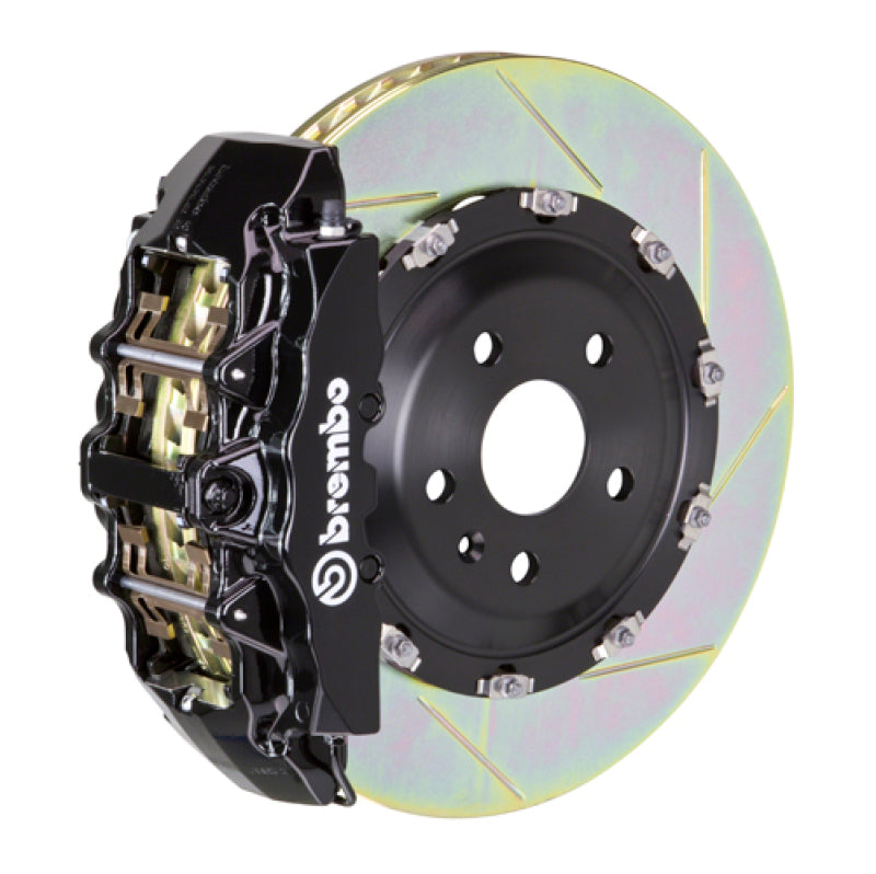 Brembo 20+ Model Y Front GT BBK 6 Piston Cast 380x34 2pc Rotor Slotted Type-1-Black 1N2.9078A1