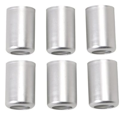 Russell Replacement Crimp Collars #12 Clear Anodized Qty of 6 610393 Photo - Primary