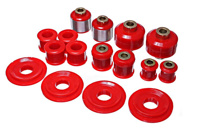 Energy Suspension 2015 Ford Mustang Rear Control Arm Bushing Set - Red 4.3166R 4.3166R Photo - Primary