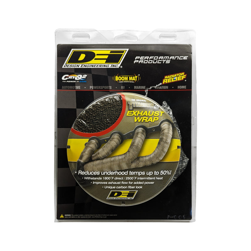 DEI Exhaust Wrap 1in x 50ft - Titanium 10126 10126 Photo - Unmounted