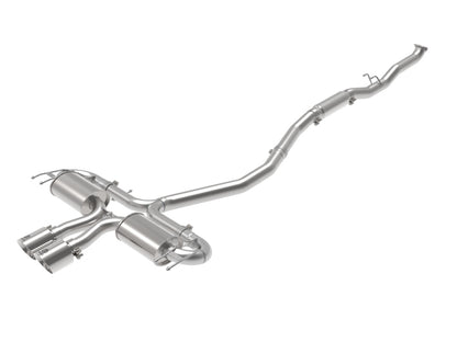 aFe Takeda 3in 304 SS Cat-Back Exhaust System w/Polished Tips 17-21 Honda Civic Sport L4-1.5L (t) 49-36624-P 49-36624-P Photo - Primary