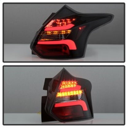 Spyder 12-14 Ford Focus 5DR LED Tail Lights - Black Smoke (ALT-YD-FF12-LED-BSM) 5085146 5085146 Photo - Unmounted