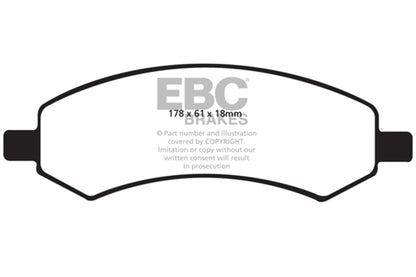 EBC Disc Brake Pad Set DP61738 Photo - Primary