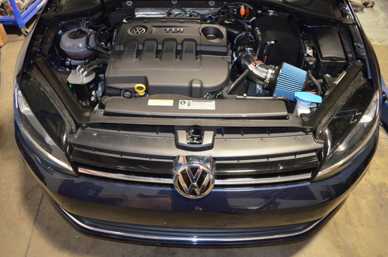 Injen 2015 Volkswagen Golf TDI MK7 2.0L (t) Polished SRI with MR Techn SP3010P Photo - Mounted