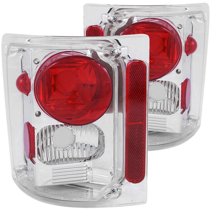 Anzo 1973-1987 Chevrolet C 10 Taillights Chrome 211014 Photo - Primary