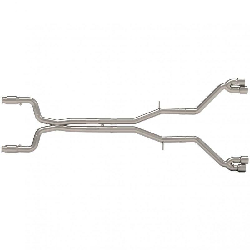 Kooks 16+ Chevy Camaro SS 6.2L 3in GREEN Cat Muff Delete Exhaust w/Quad Tips (Use w/Kooks Headers) 22605351MD 22605351MD Photo - Primary