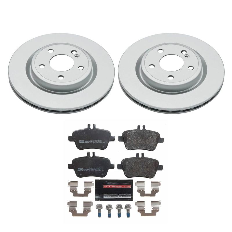 Power Stop 14-19 Mercedes-Benz CLA250 Rear Euro-Stop Brake Kit ESK7378 ESK7378 Photo - Primary