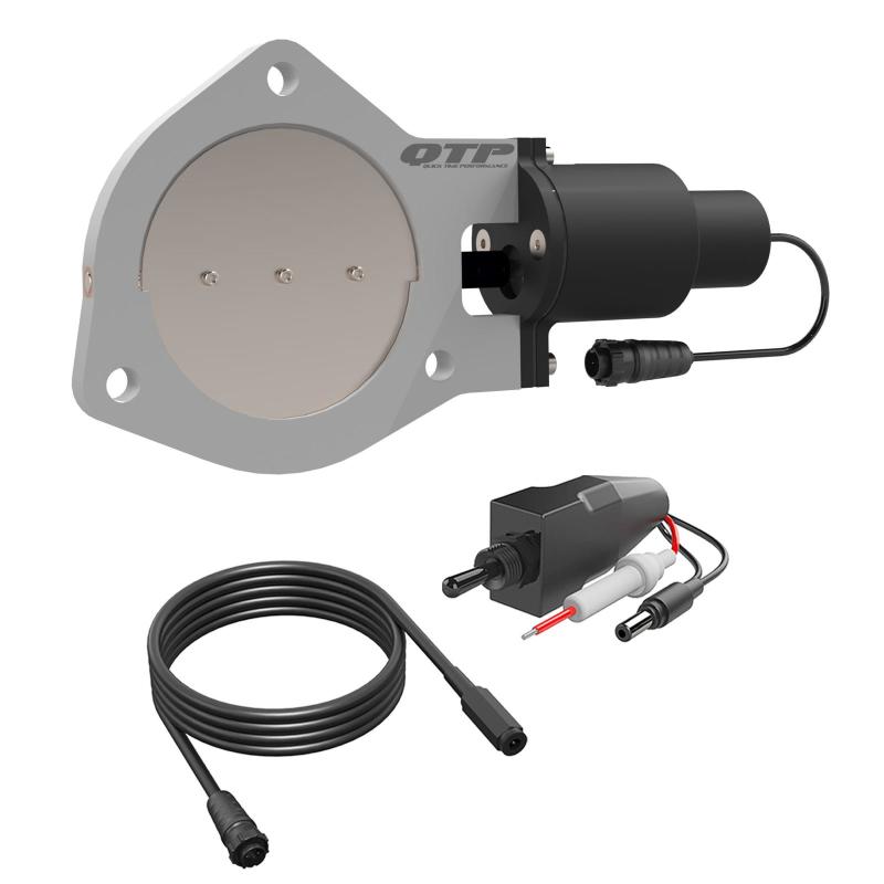 QTP 4in Bolt-On QTEC Electric Cutout Valve - Single QTEC40 QTEC40 Photo - Primary