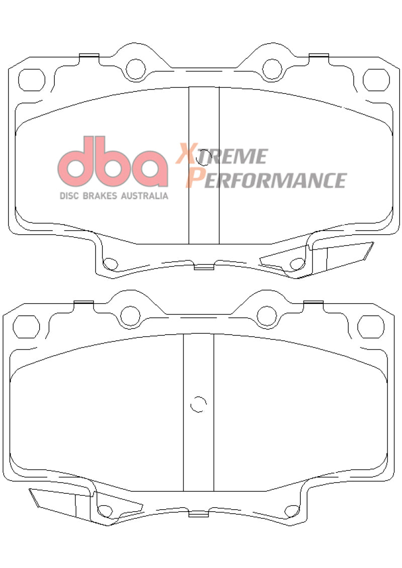 DBA 91-96 Toyota Land Cruiser XP650 Front Brake Pads DB1199XP DB1199XP Photo - out of package