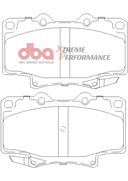 DBA 91-96 Toyota Land Cruiser XP650 Front Brake Pads DB1199XP DB1199XP Photo - out of package