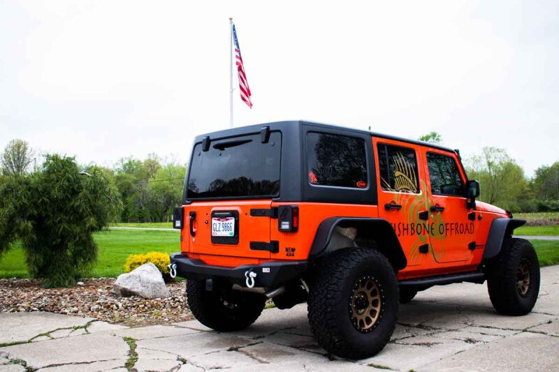 Fishbone Offroad 07-18 Jeep Wrangler JK Rear Bumper Mako FB22278 FB22278 Photo - lifestyle view
