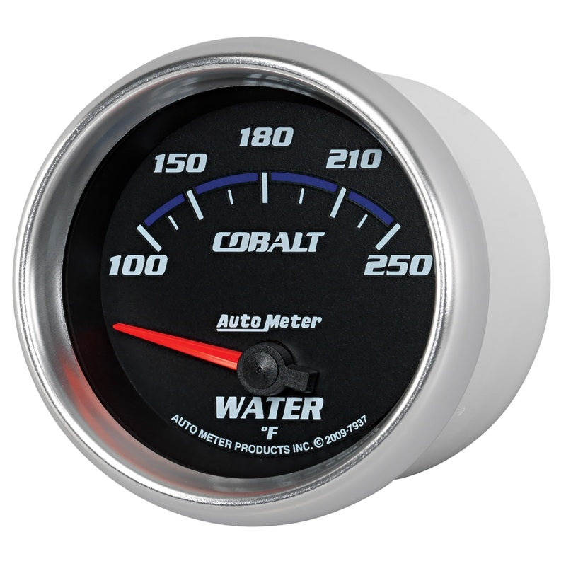Autometer Gauge, Water Temp, 2 5/8", 100-250 deg. F, Electric, Cobalt 7937 User 2