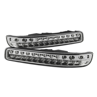 SPYDER Xtune GMC Sierra 99-06 Full LED Bumper Lights Chrome CBL-JH-GS99-LED-C 9027154 9027154 Photo - Primary