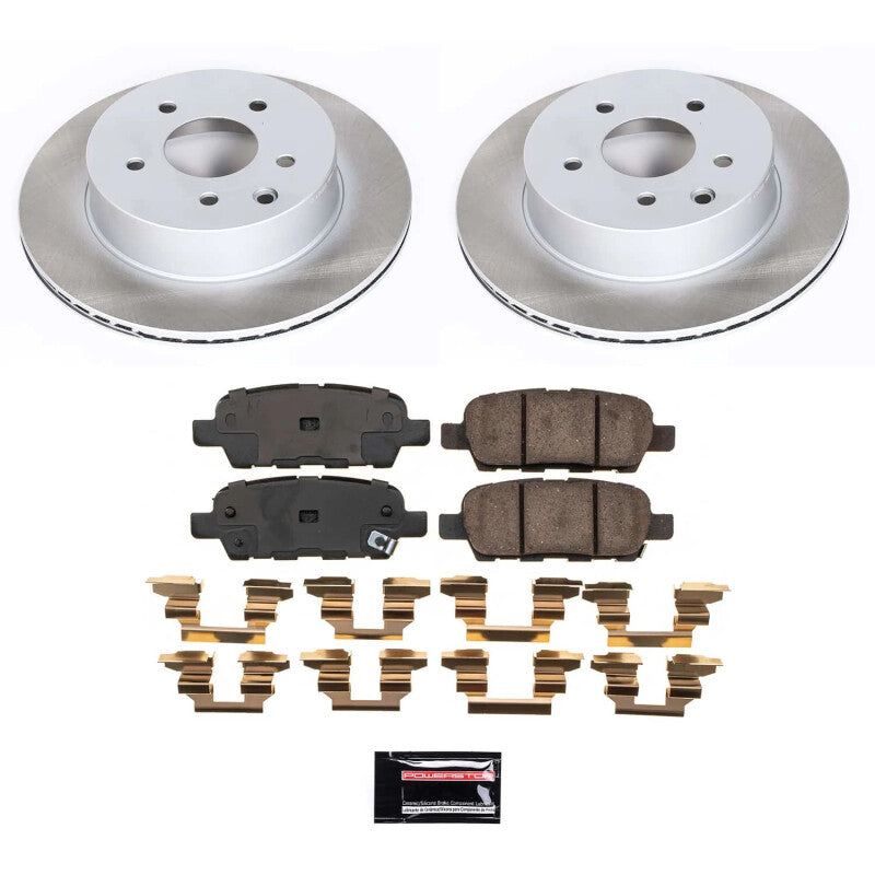 PowerStop Power Stop 14-15 Nissan Rogue Select Rear Semi-Coated Rotor Kit SC7881 SC7881 Photo - Primary
