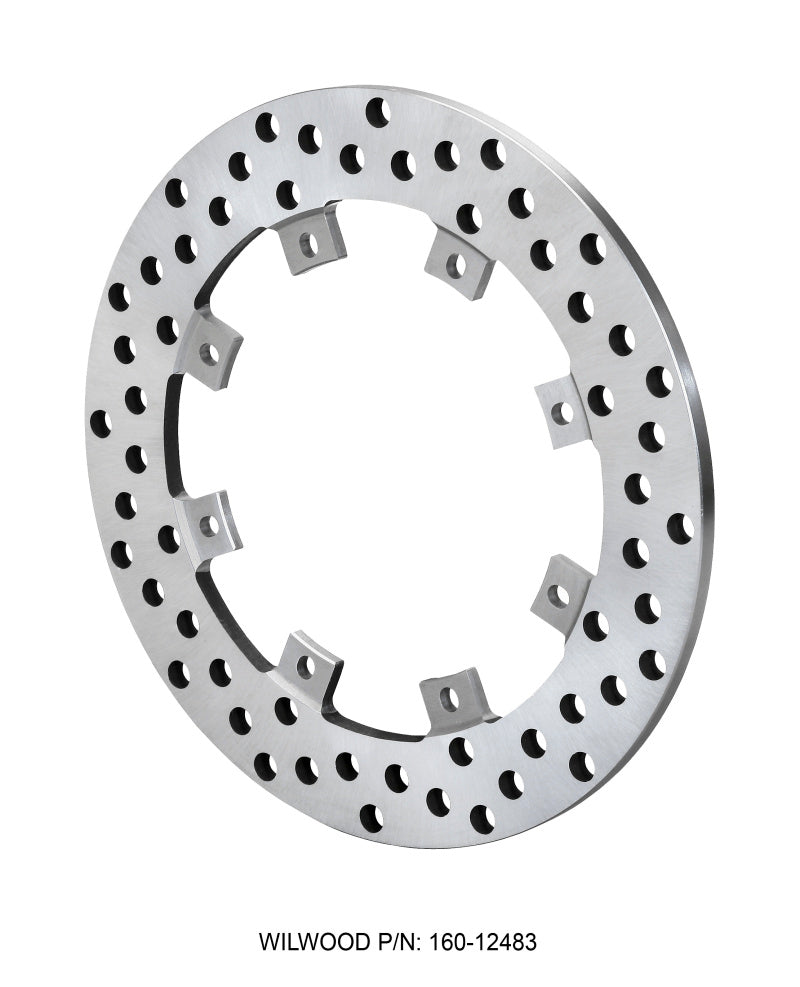 Wilwood Rotor-Super Alloy-Rear Drag-Drilled 11.44 x .350 - Dynamic 160-12483 Photo - Primary