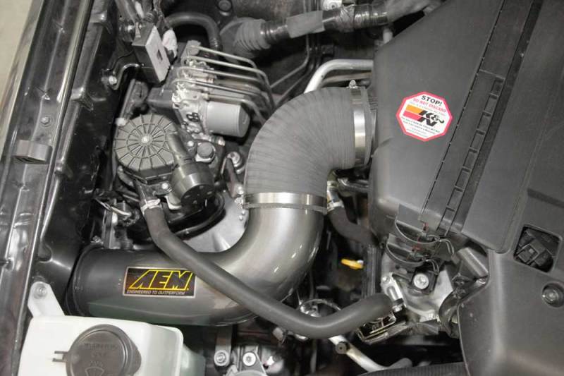 AEM Induction AEM 08 Chevy Cobalt SS Silver Cold Air Intake 21-682C 21-682C Photo - Mounted