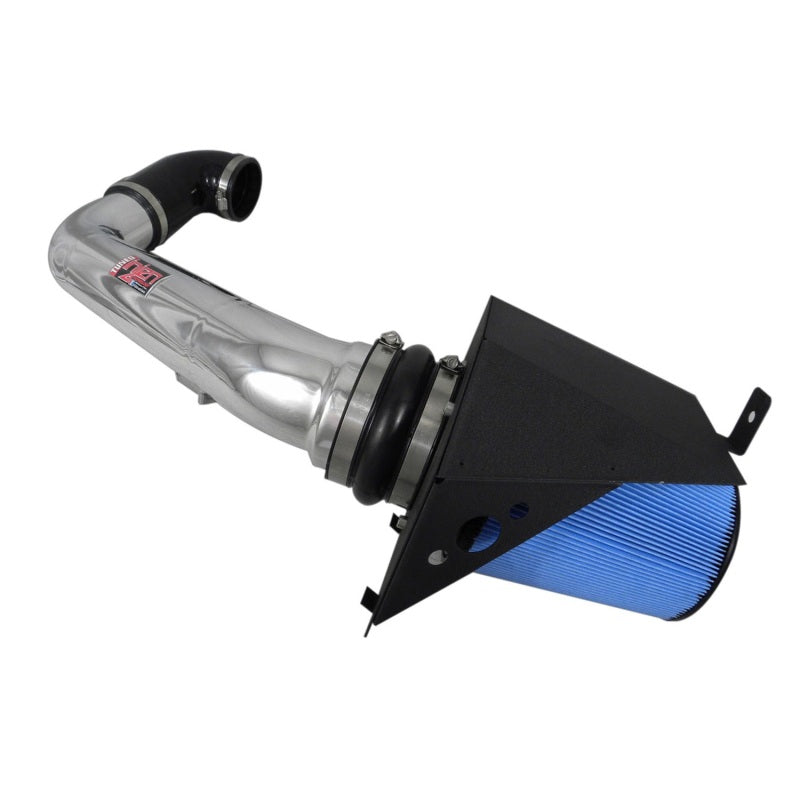 Injen 09-10 Ford F-150 V8 5.4L Wrinkle Black Power-Flow Air Intake System PF9014WB PF9014WB Photo - Primary
