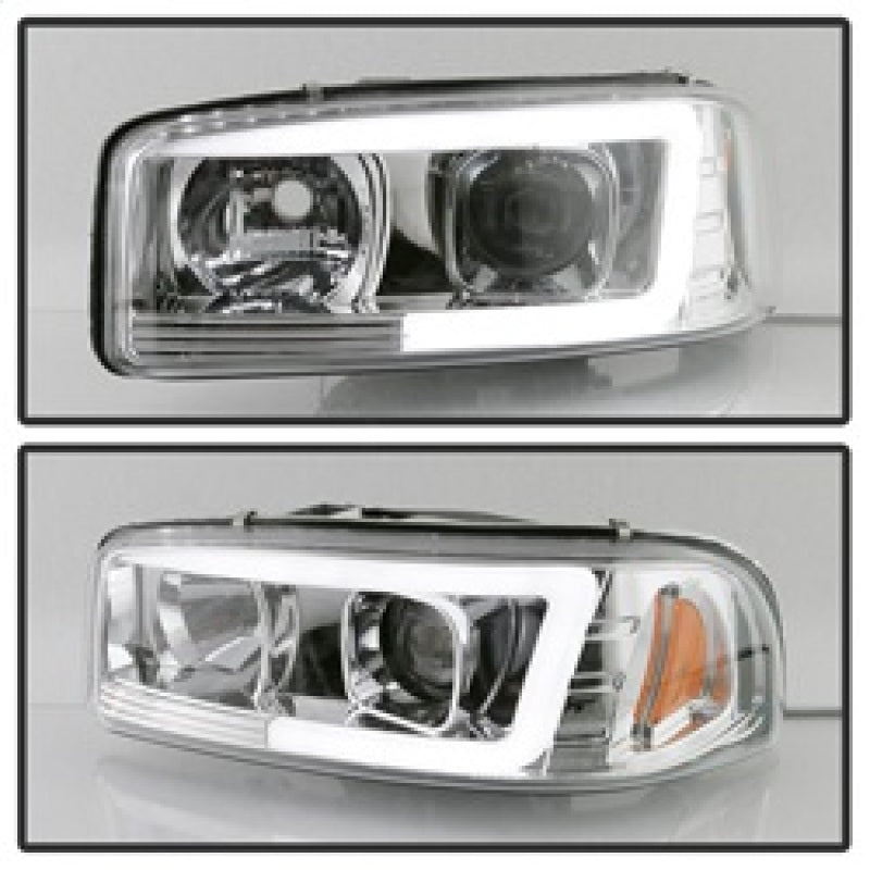 Spyder GMC Sierra 1500/2500/3500 99-06 V2 Projector Headlights - DRL - Chrome PRO-YD-CDE00V2-LB-C 5084620 5084620 Photo - Unmounted