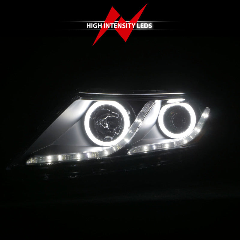 Anzo 2011-2013 Kia Optima Projector Headlights w/ Halo Black (CCFL) 121460 User 6