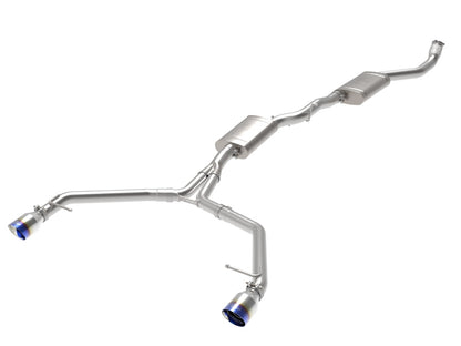 aFe MACH Force-Xp 13-16 Audi Allroad L4 SS Cat-Back Exhaust w/ Blue Flame Tips 49-36438-L 49-36438-L Photo - Primary