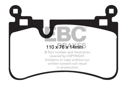 EBC Disc Brake Pad Set DP31839C Photo - Primary