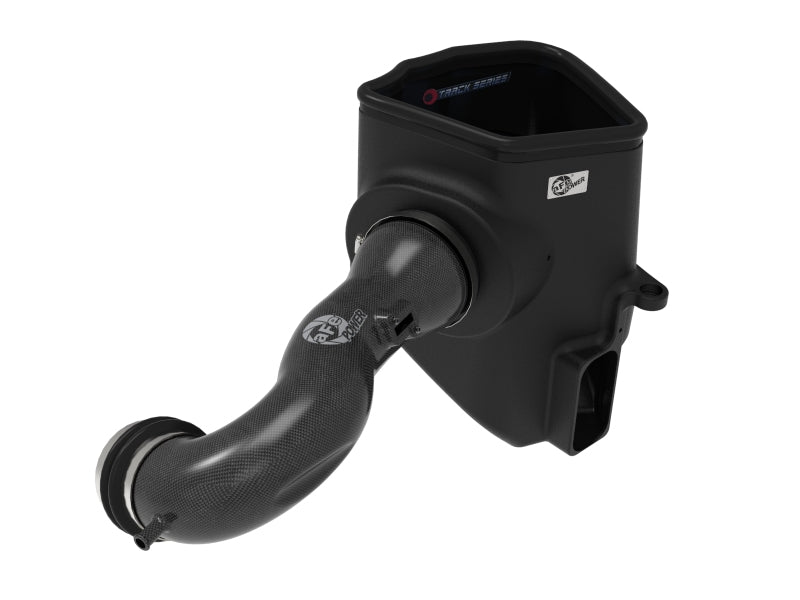 aFe 19-20 GM Trucks 5.3L/6.2L Track Series Carbon Fiber Cold Air Intake System With Pro 5R Filters 57-10015R 57-10015R Photo - Primary