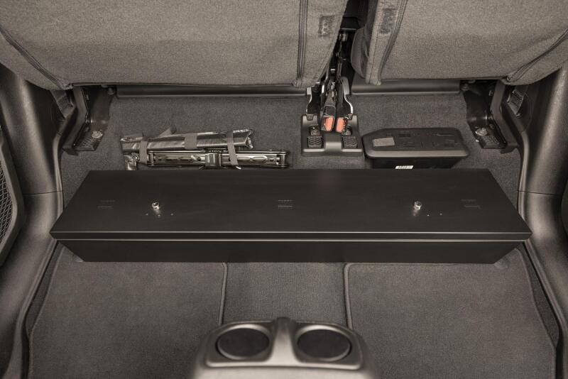 Tuffy Products Tuffy 2019+ Jeep Gladiator Underseat Lockbox W/ Keyed Lock 387-01 387-01 Photo - Close Up