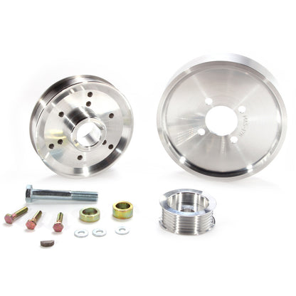 BBK Performance 01-04 Mustang GT/00-02 Cobra 3 PC Underdrive Pulleys 1559 Photo - Primary