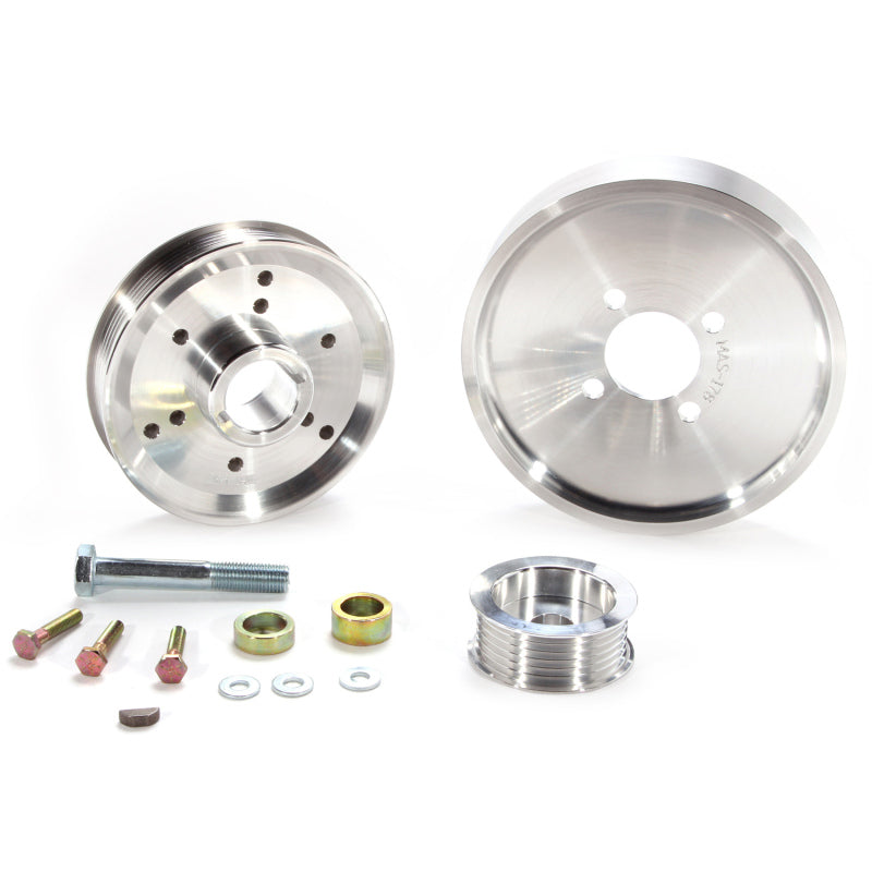 BBK Performance 01-04 Mustang GT/00-02 Cobra 3 PC Underdrive Pulleys 1559 Photo - Primary