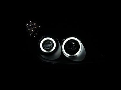 Anzo 2002-2003 Lexus Es300 Projector Headlights w/ Halo Chrome (CCFL) 121173 Photo - Unmounted