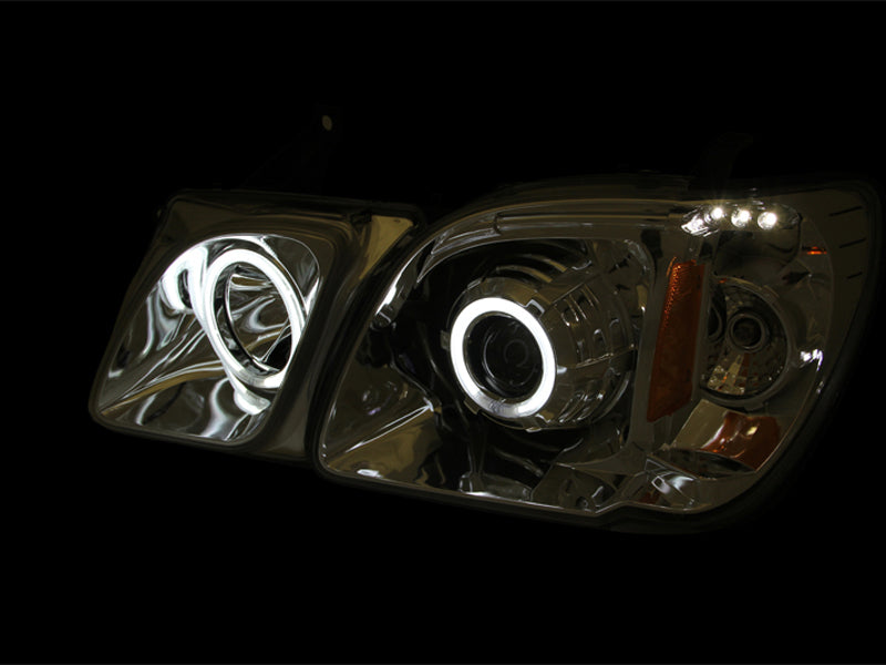 Anzo 1998-2007 Lexus Lx470 Projector Headlights w/ Halo Black (CCFL) 111170 Photo - Unmounted
