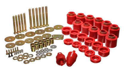 Energy Suspension Body Mount Set Red Jeep Wrangler All 1987-2006 2.4108R Photo - Primary