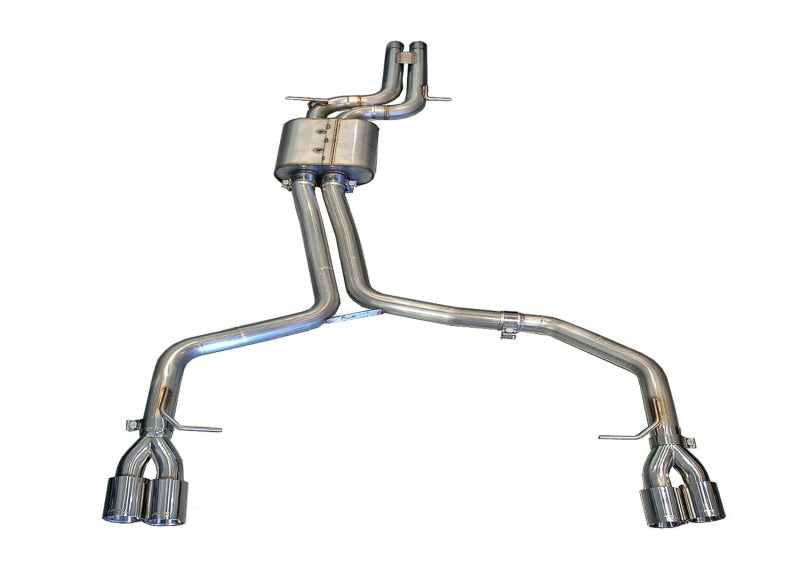 AWE Tuning Audi B8 / B8.5 S4 3.0T Track Edition Exhaust - Chrome Silver Tips (90mm) 3020-42020 3020-42020 Photo - Primary
