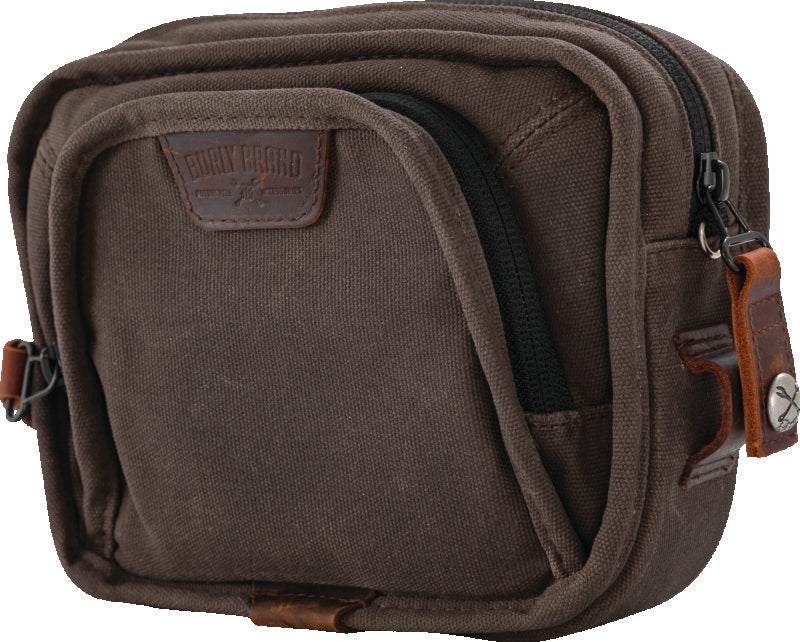 Burly Brand Handlebar Bag - Dark Oak B15-1012D B15-1012D Photo - Primary