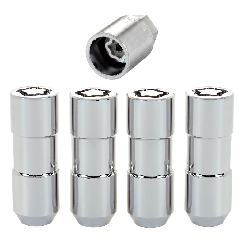 McGard Wheel Lock Nut Set - 4pk. (Cone Seat Duplex) 1/2-20 / 7/8 Hex / 2.5in. Length - Chrome 24109 24109 Photo - Primary
