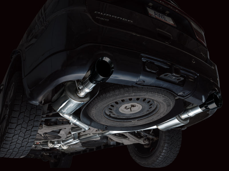AWE Tuning 11-24 Dodge Durango 5.7L Touring Edition Exhaust w/ Diamond Black Tips 3015-33575 3015-33575 Photo - Mounted