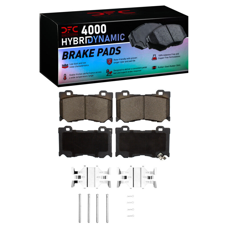DFC DFC 4000 HybriDynamic Brake Pads Brakes, Rotors & Pads Brake Pads - OE main image