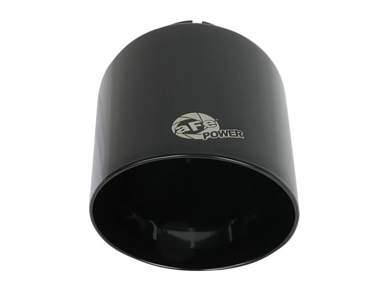 aFe Takeda 409 SS Clamp-On Exhaust Tip 2.5in. Inlet / 4.5in. Outlet / 7in. L - Black 49T25454-B071 49T25454-B071 Photo - Unmounted