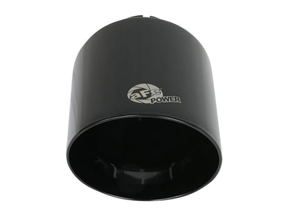 aFe Takeda 409 SS Clamp-On Exhaust Tip 2.5in. Inlet / 4.5in. Outlet / 7in. L - Black 49T25454-B071 49T25454-B071 Photo - Unmounted