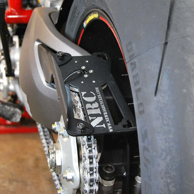 New Rage Cycles 19-24 Ducati Hypermotard 950 Side Mount License Plate-2 Positions 950-SIDE 950-SIDE Photo - Primary