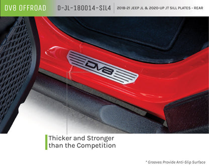DV8 Offroad 2018-2019 Jeep Gladiator JL Rear Sill Plates D-JL-180014-SIL4 D-JL-180014-SIL4 Product Brochure - a specific brochure describing a Product