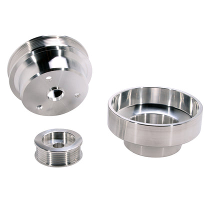 BBK Performance 88-95 GM Truck 4.3/5.0/5.7L 3P Underdrive Pulleys (Aluminum) 1603 User 2