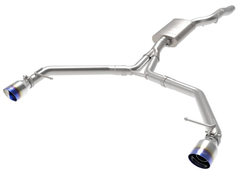 aFe MACH Force-Xp 13-16 Audi Allroad L4 SS Axle-Back Exhaust w/ Blue Flame Tips 49-36437-L 49-36437-L User 1