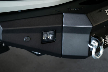 DV8 Offroad 2021+ Ford Bronco Front Bumper Winch Capable w/ Optional Bull Bar/Aux Light Opening FBBR-01 FBBR-01 Photo - Close Up