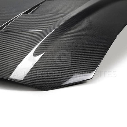 Anderson Composites 2018 Ford Mustang GT Type-SA Style Heat Extractor Double Sided Carbon Fiber Hood AC-HD18FDMU-SA-DS AC-HD18FDMU-SA-DS User 4