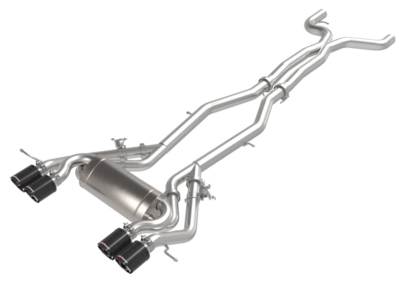 aFe MACHForce XP Exhausts Cat-Back SS 19-21 BMW M2 Competition L6-3.0L w/Carbon Tips 49-36351-C 49-36351-C Photo - Primary