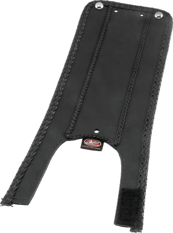 Mustang Motorcycle Mustang 84-06 Harley Standard Rear Tire Wide Touring Std Solo Seat w/Driver Backrest - Black 79121 79121 Photo - Primary